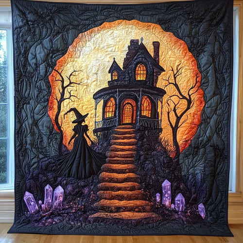Moonlit Manor Quilt Blanket