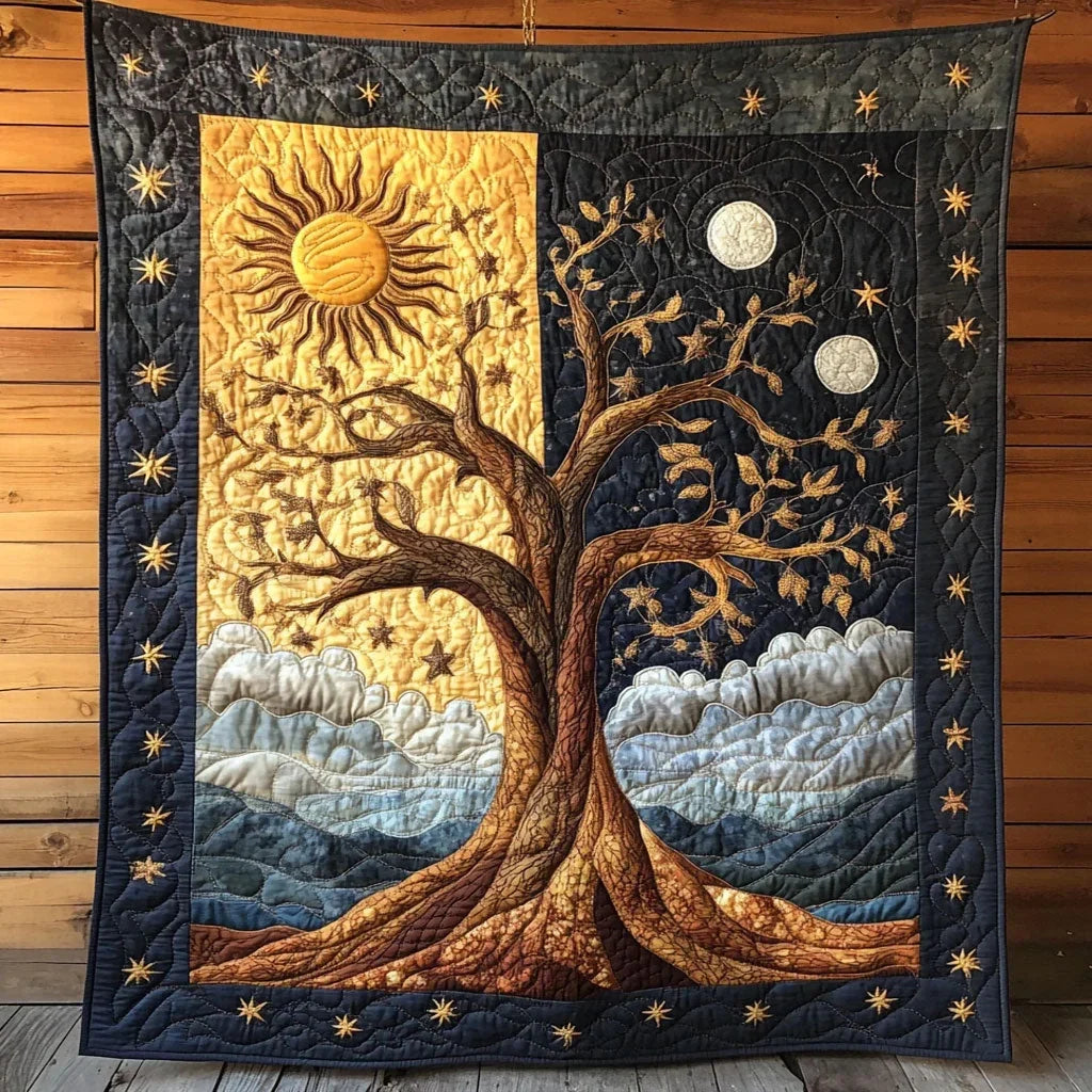 Moonroot Harmony Quilt Blanket