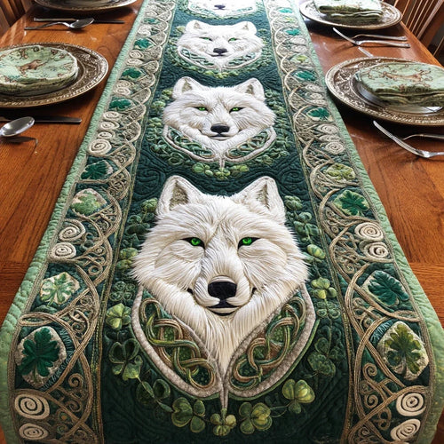 Moonwolf Knot Trail Quilted Table Runner