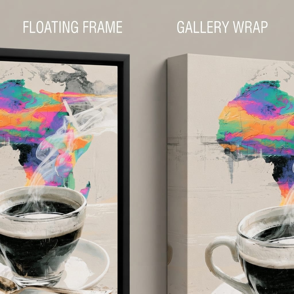 Morning Brew Across the Continent Canvas Wall Art