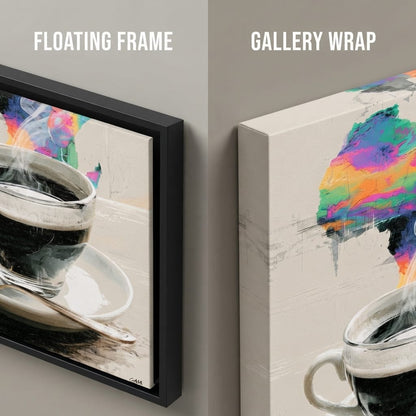 Morning Brew Across the Continent Canvas Wall Art