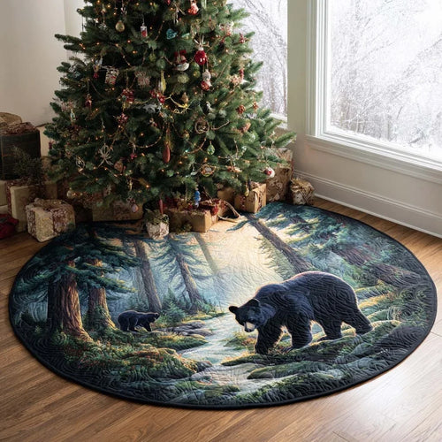 Morning in the Woods Quilted Round Mat