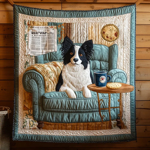 Morning Routine Quilt Blanket