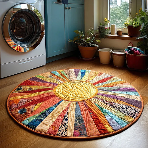 Morning Shine Quilted Round Mat