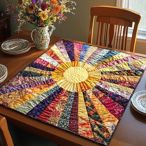 Morning Sunshine Quilted Table Topper