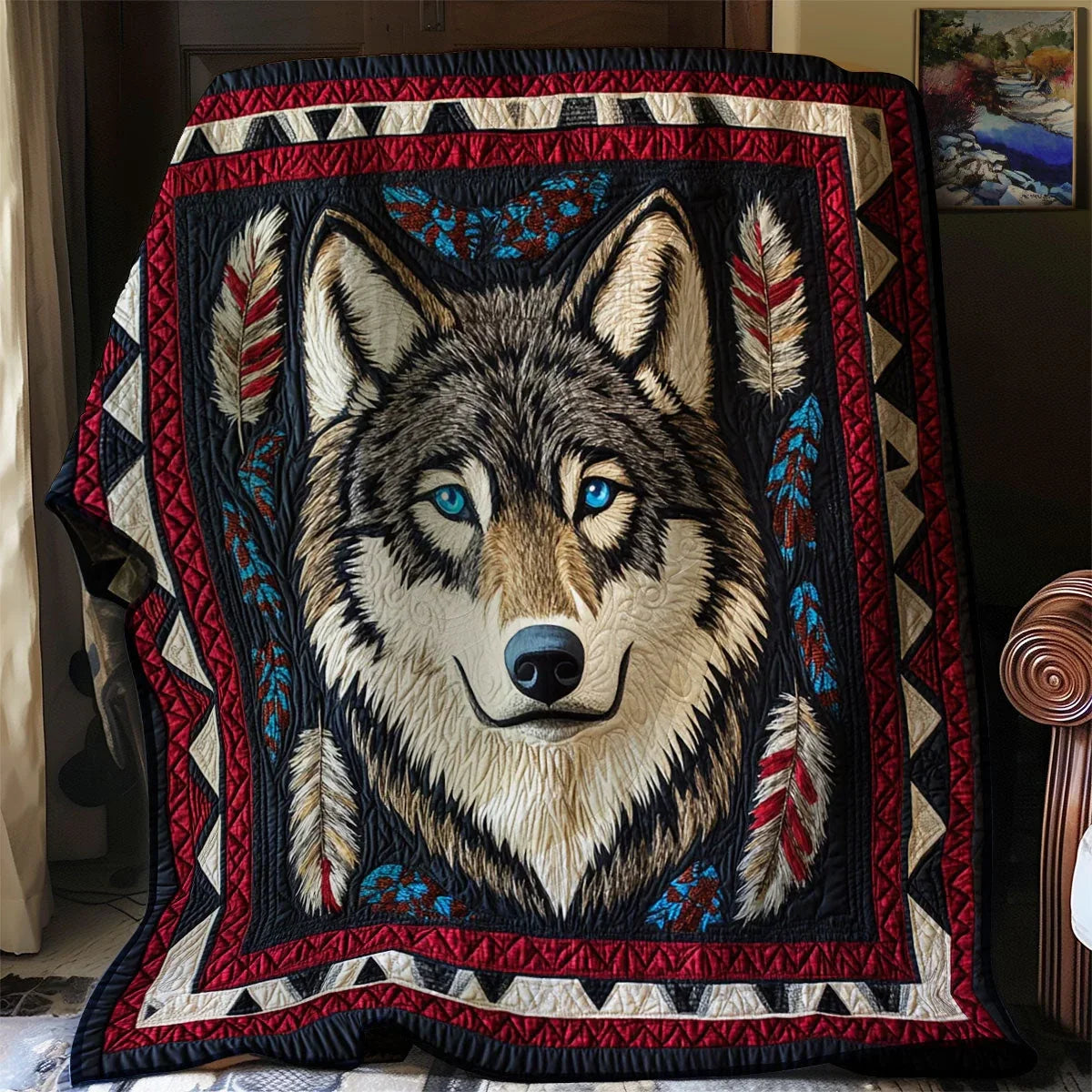 Mossfang Spirit Quilt Blanket