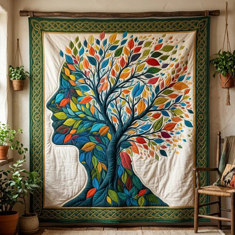 Mother Nature Quilt Blanket - Quilted Blanket by Wild and Way