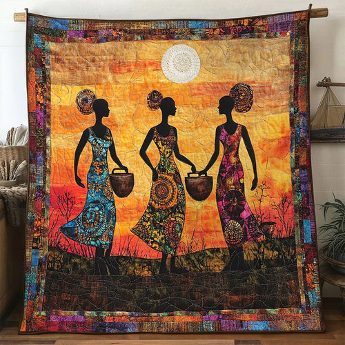 Motherland Woman Quilt Blanket