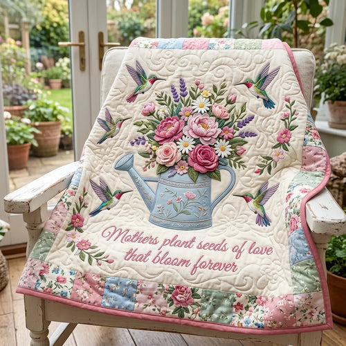 Mothers Plant Seeds Of Love Quilt Blanket