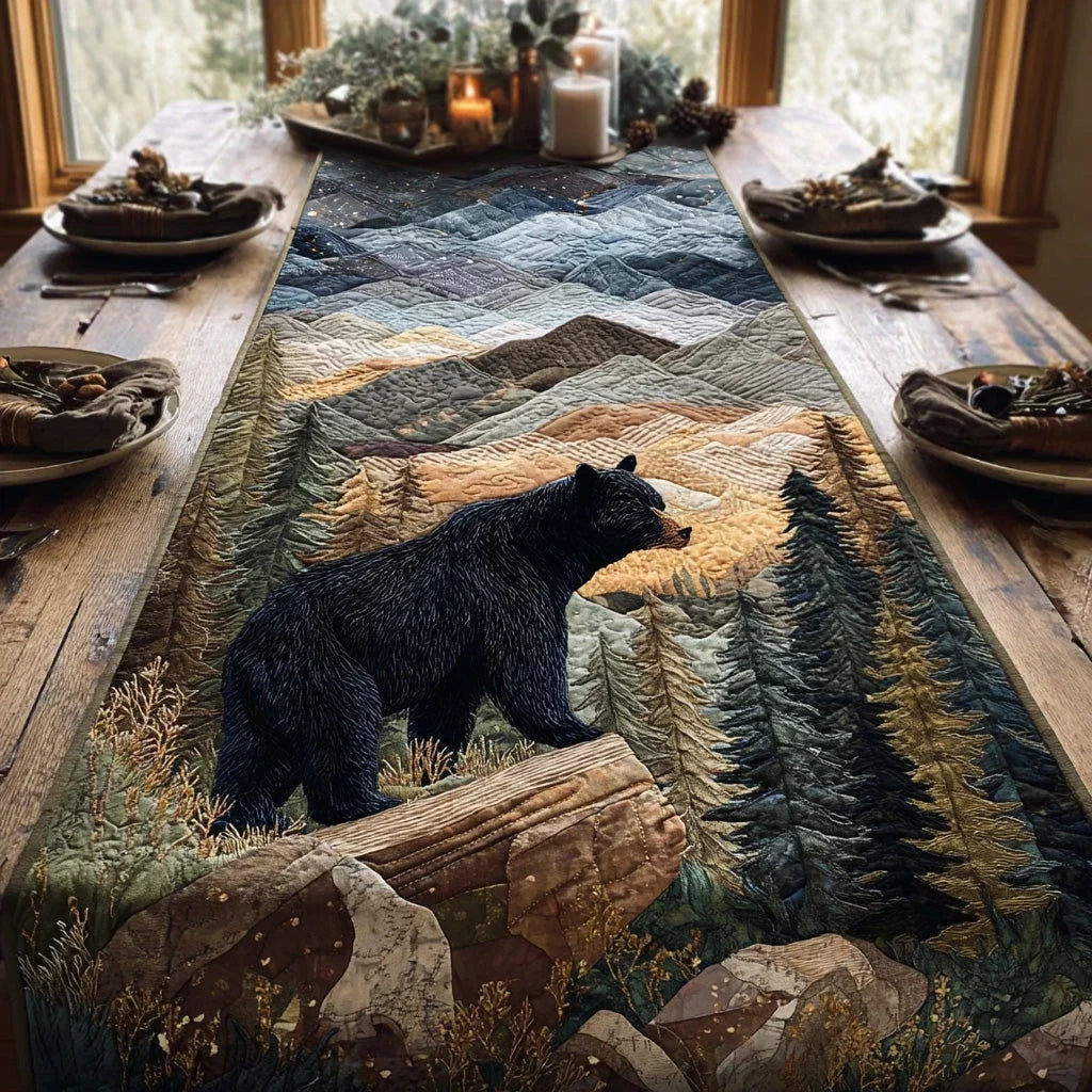 Mountain Guardian Quilted Table Runner