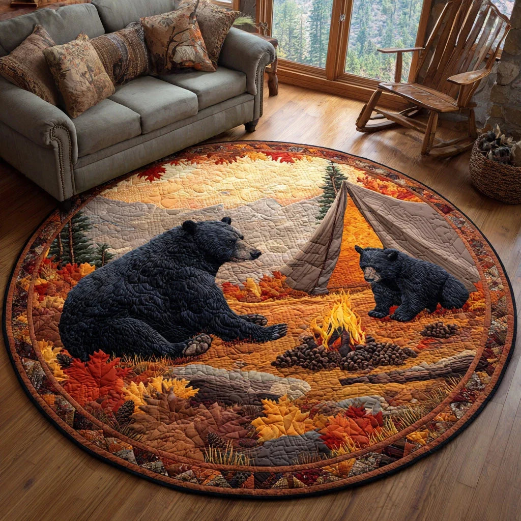 Mountain Roamer Quilted Round Mat