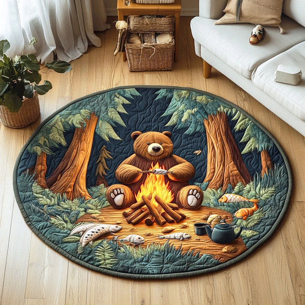 Mountain Spirit Quilted Round Mat