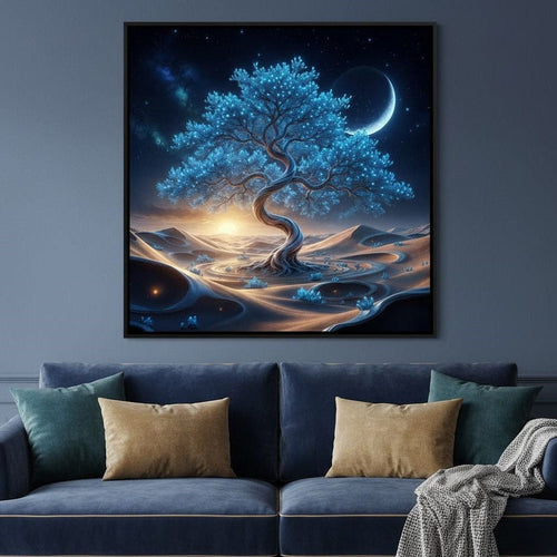 The Celestial Tree Canvas Wall Art