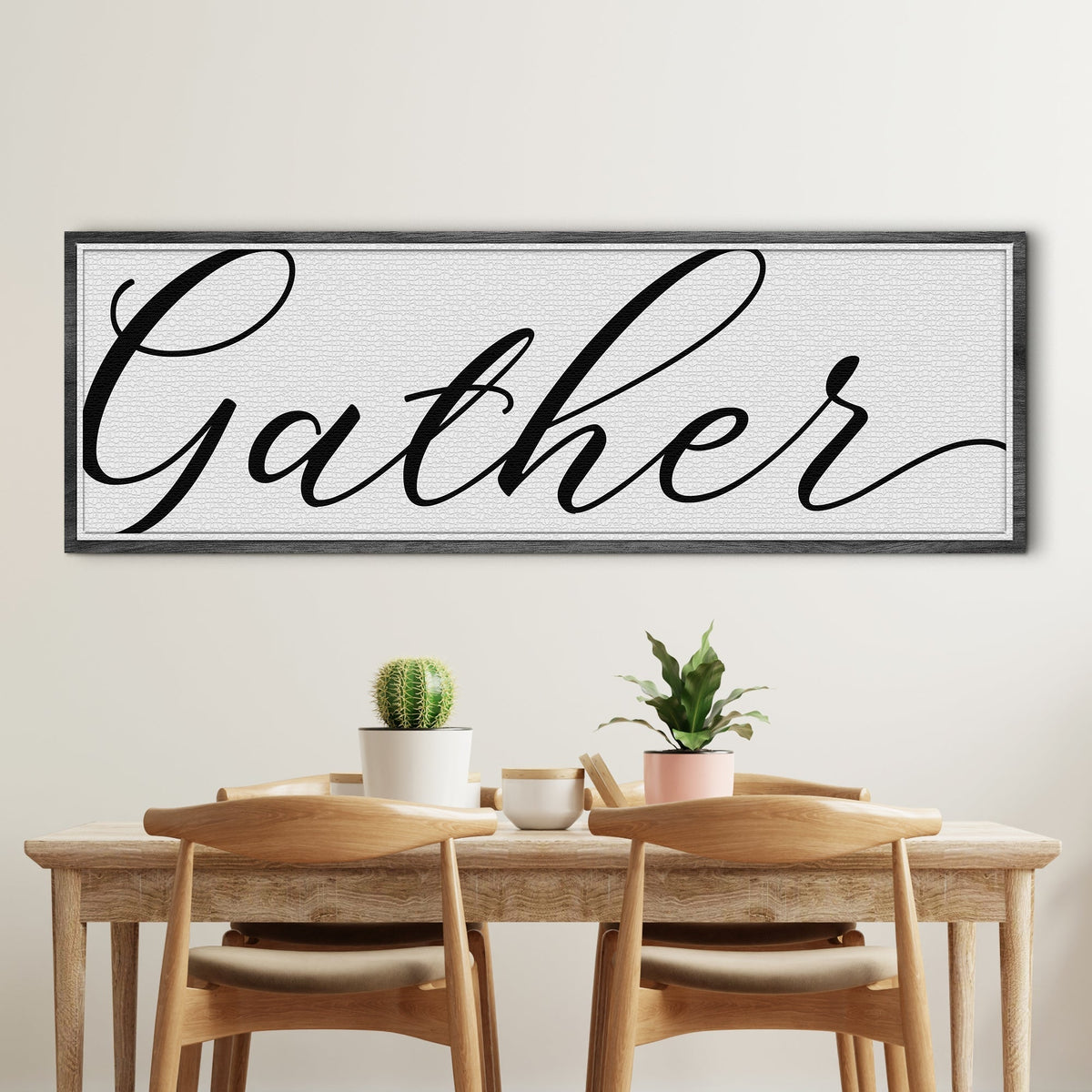 Gather Sign X - canvas
