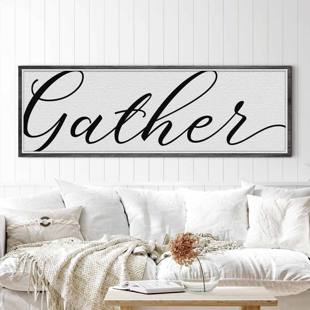 Gather Sign X - canvas