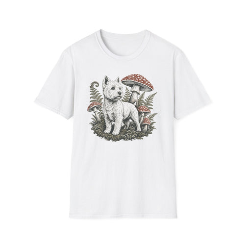 Mushroom Forest Westie Tee