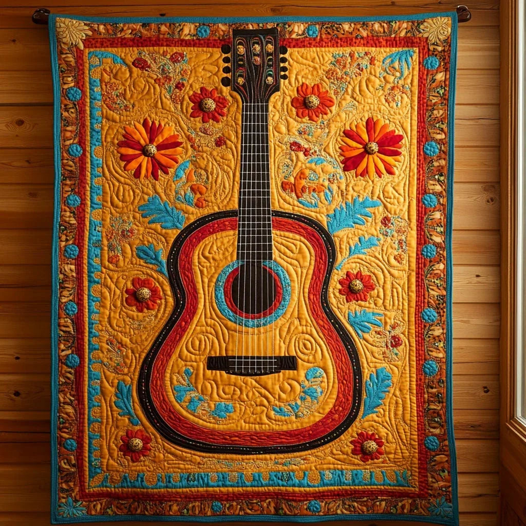 Musical Fiesta Quilt Blanket
