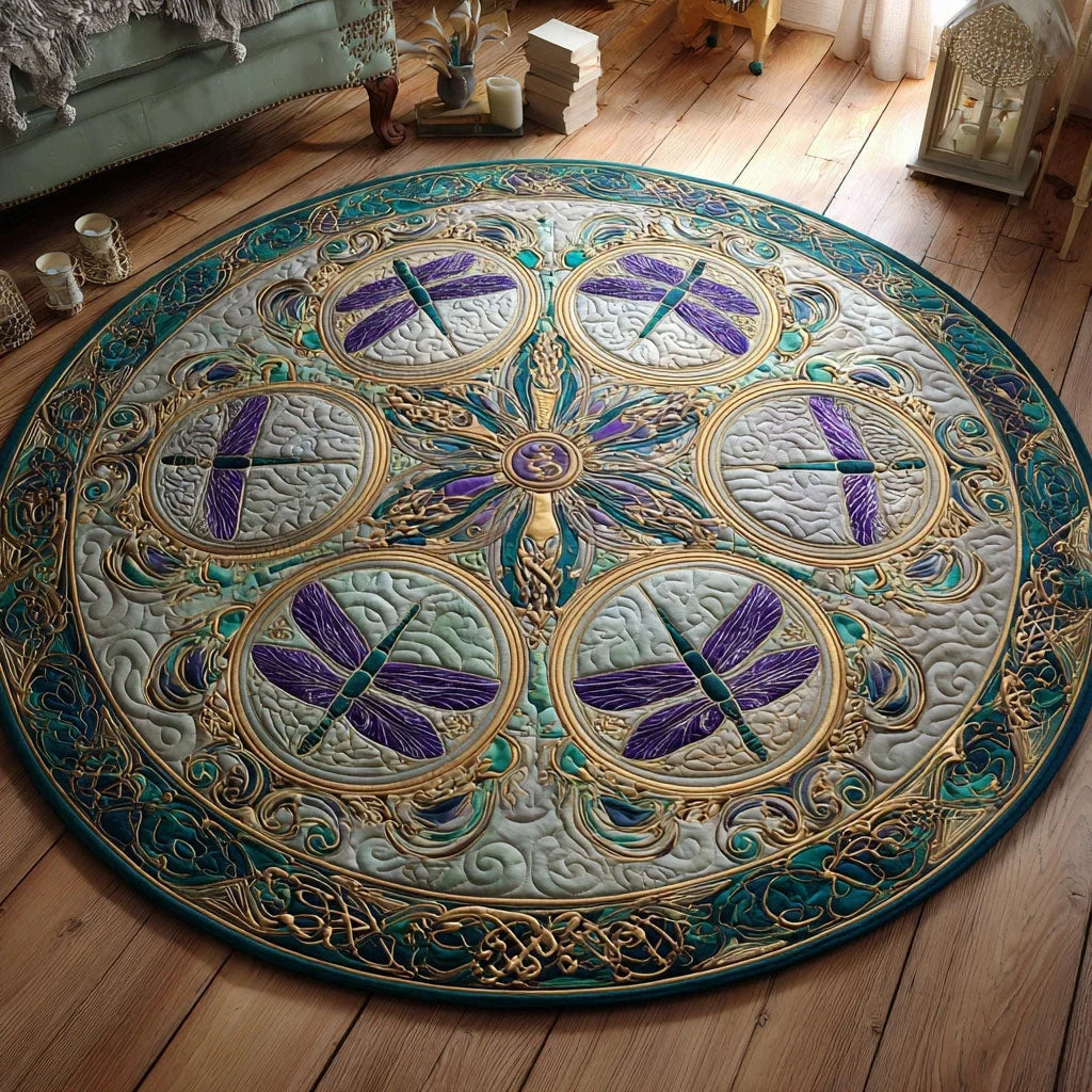 Mystic Circle Quilted Round Mat