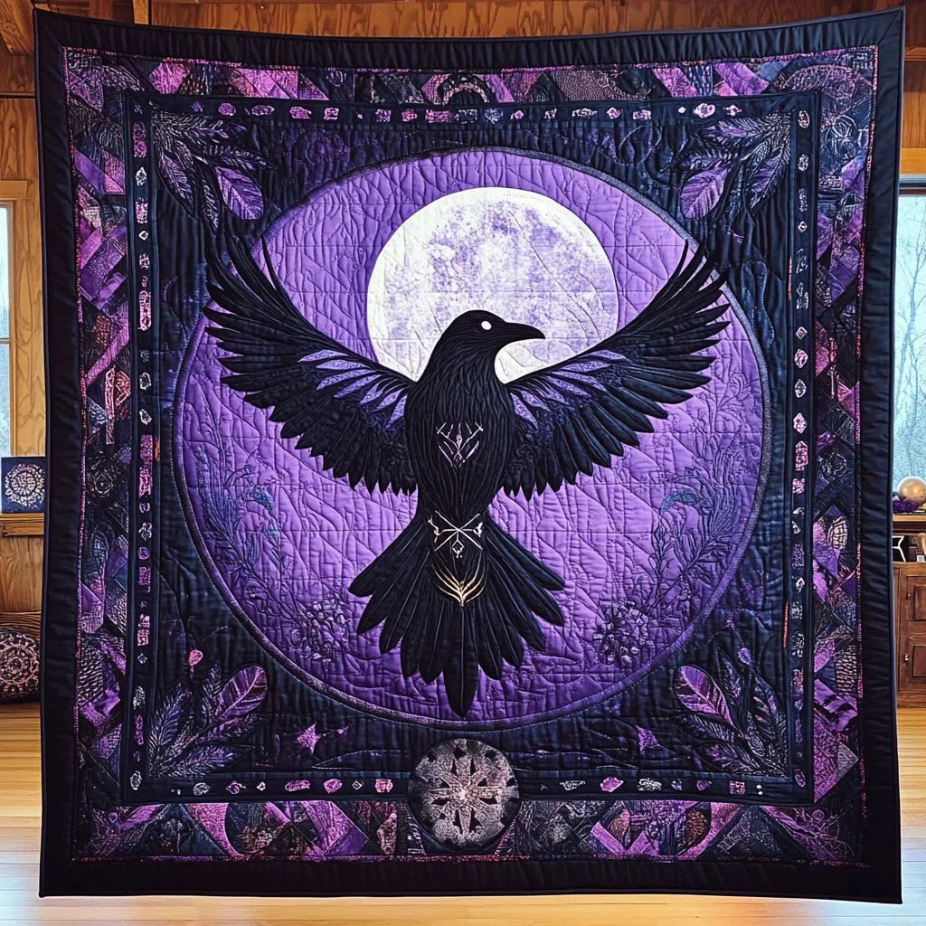Mystic Corvus Quilt Blanket