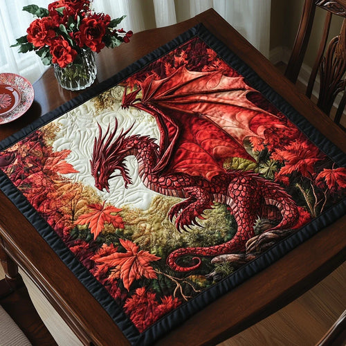 Mystic Dragon Quilted Table Topper