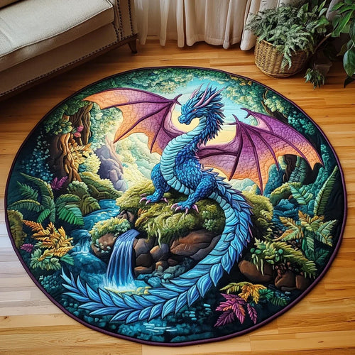 Mystic Flight Quilted Round Mat