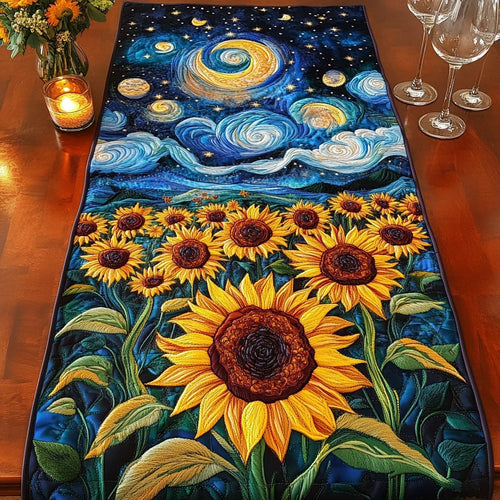 Mystic Flora Quilted Table Runner