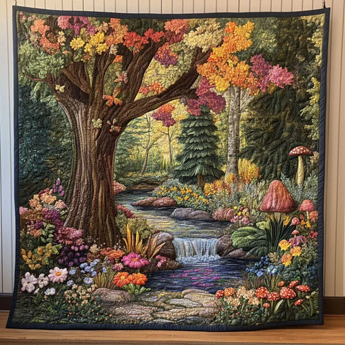 Mystic Forest Quilt Blanket