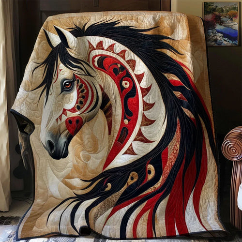 Mystic Plains Steed Quilt Blanket