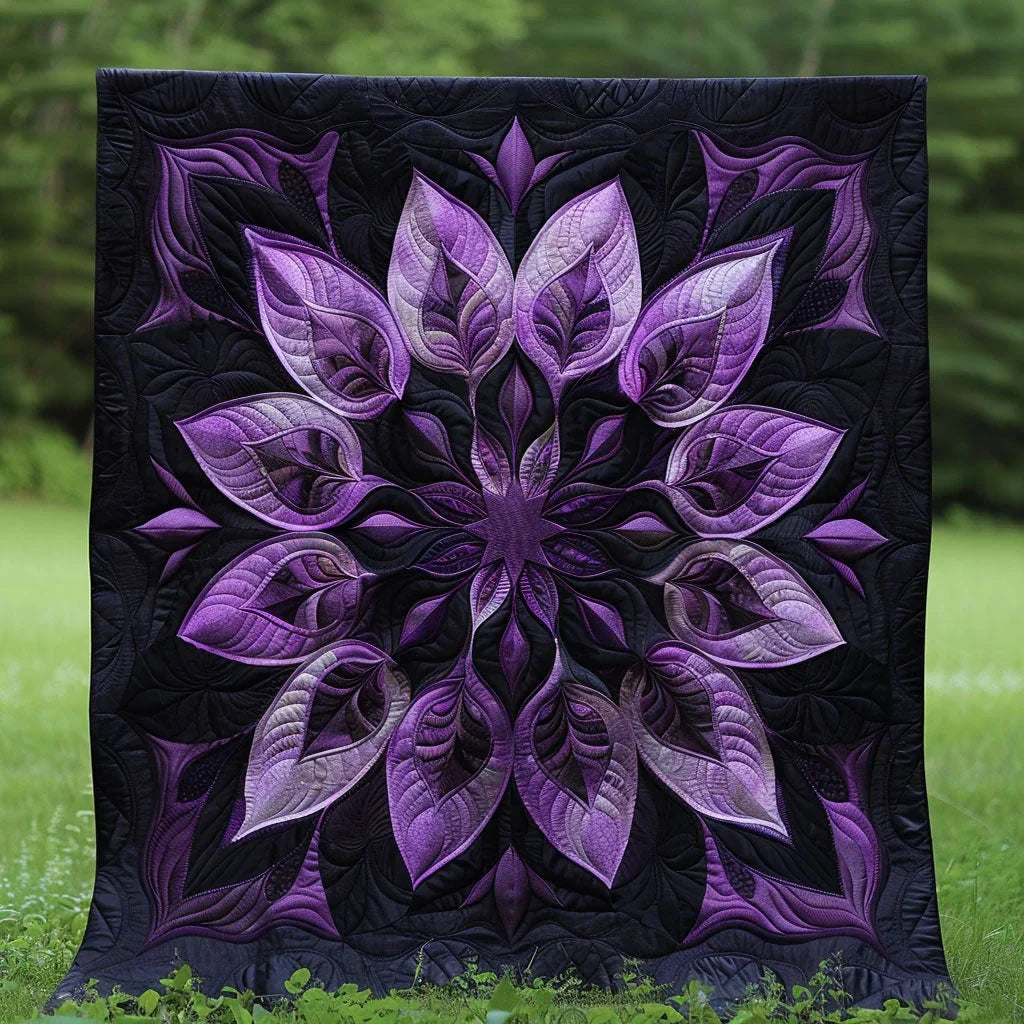 Mystic Purple Quilt Blanket