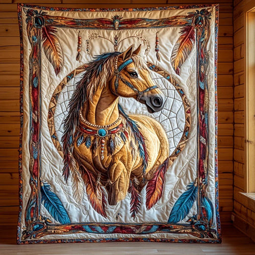 Mystic Reins Quilt Blanket