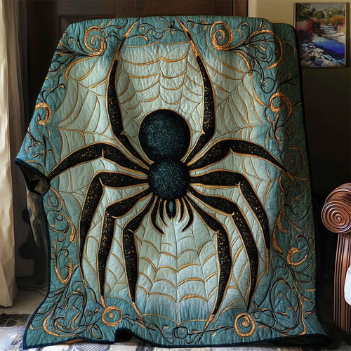 Mystic Spider Web Quilt Blanket