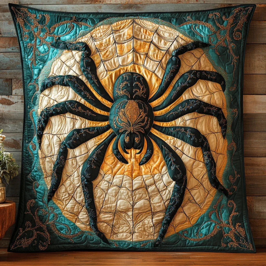Mystic Spider Web Quilt Blanket