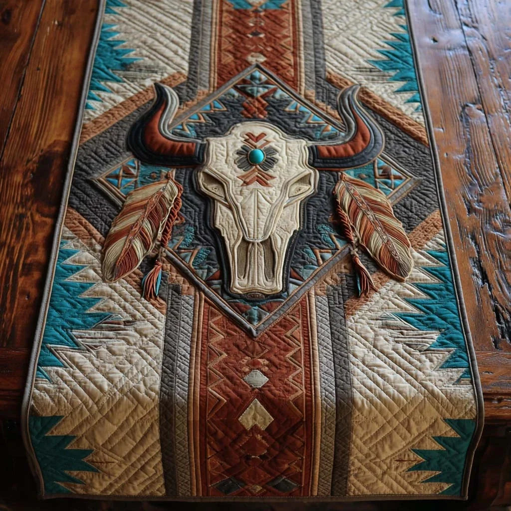 Mystic Spirit Totem Quilted Table Runner