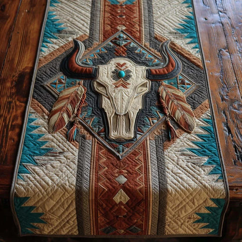 Mystic Spirit Totem Quilted Table Runner