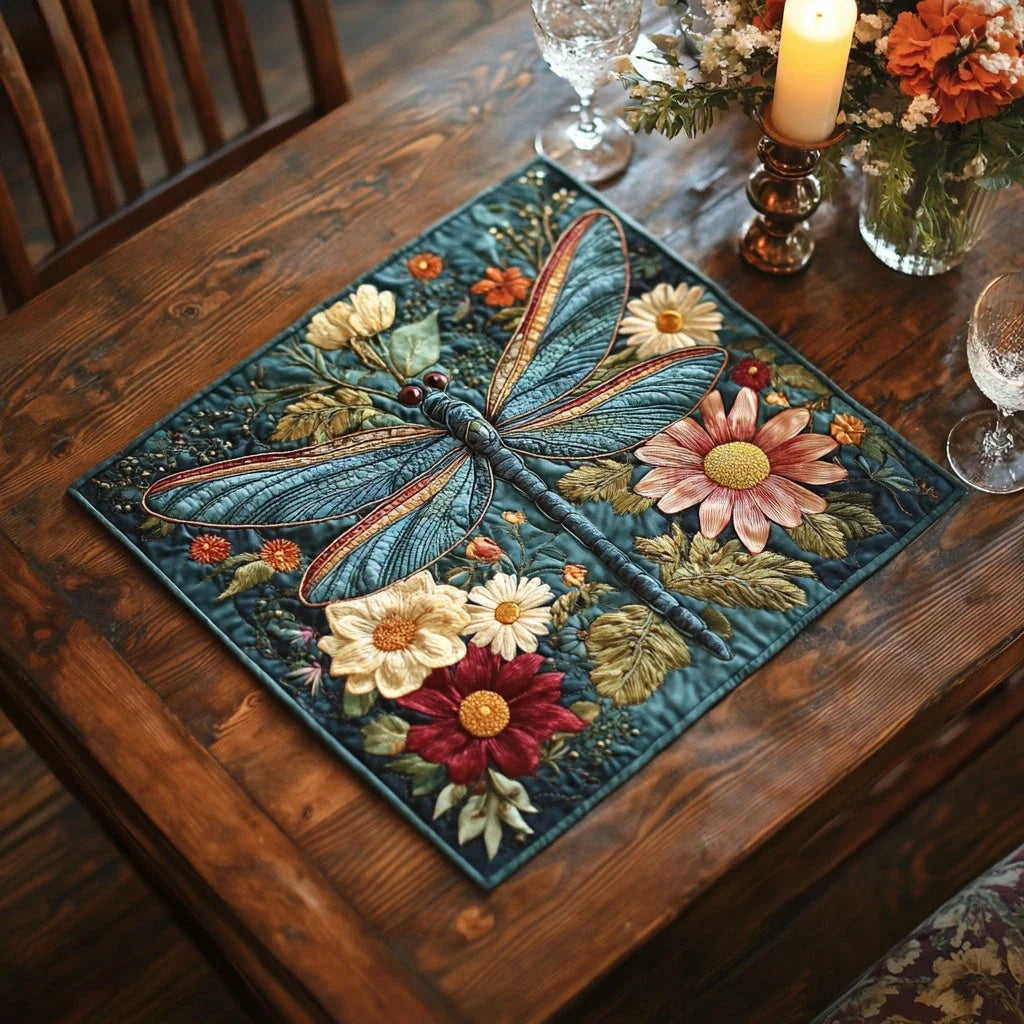 Mystic Wings Quilted Table Topper