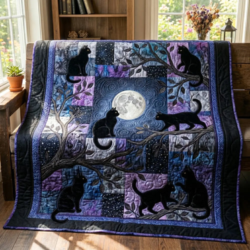Mystical Cat Xr07050014cl Quilt Blanket