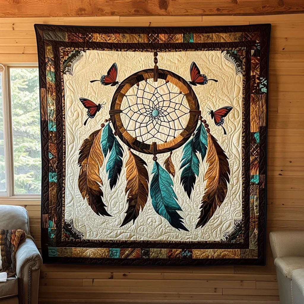 Native American Dreamcatcher Quilt Blanket