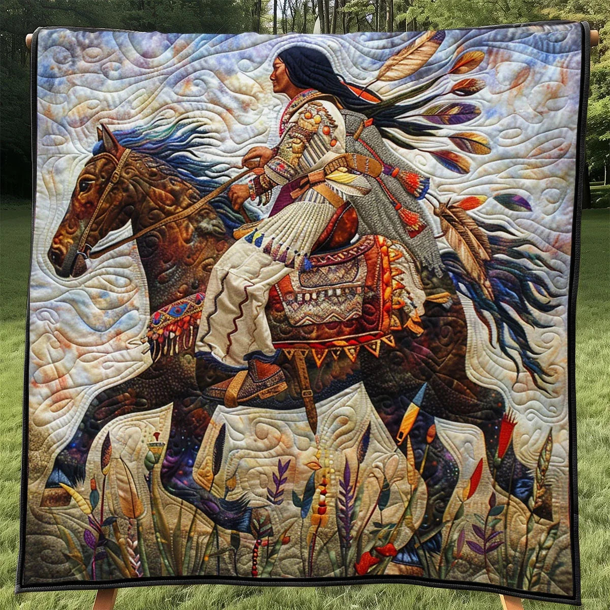 Native American Quilt Blanket