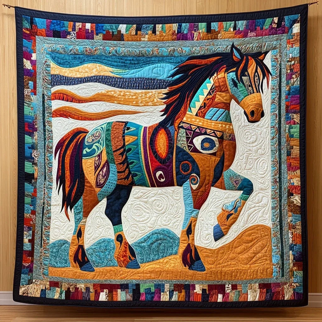 Native Gallop Quilt Blanket