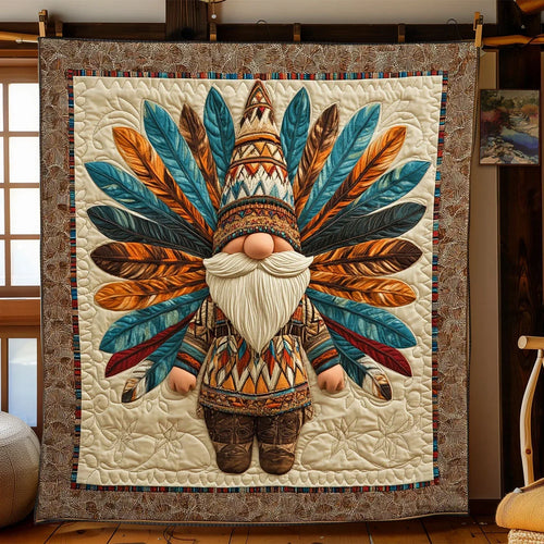 Native Gnome Quilt Blanket