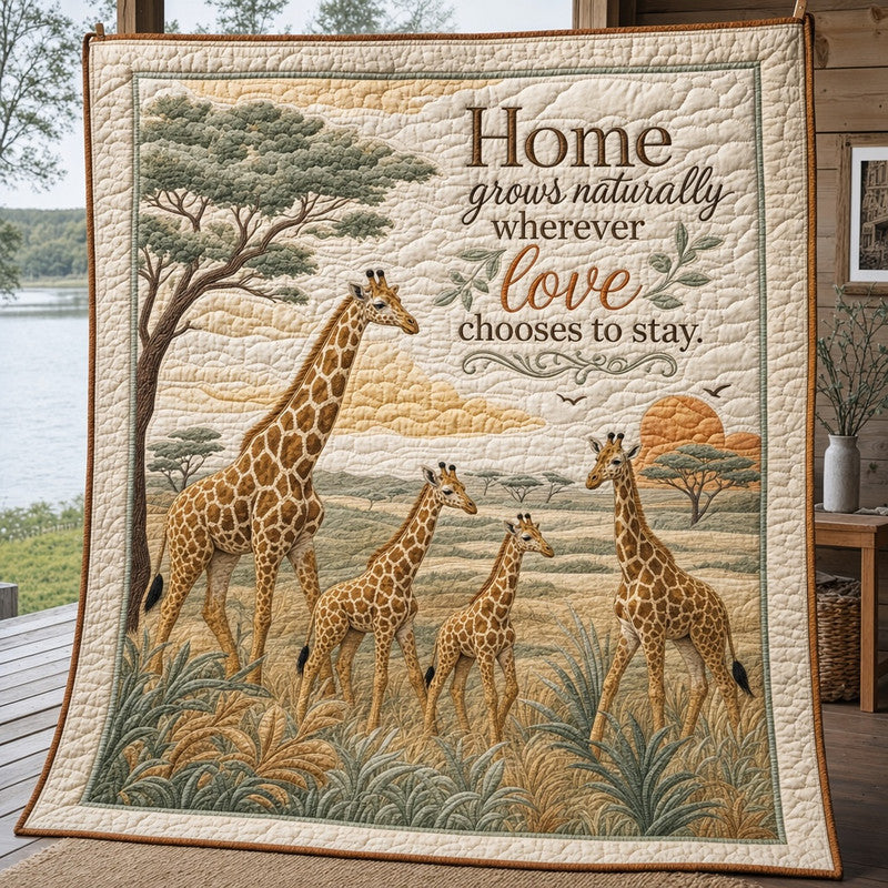 Natural Home Quilt Blanket - Quilted Blanket by Wild and Way