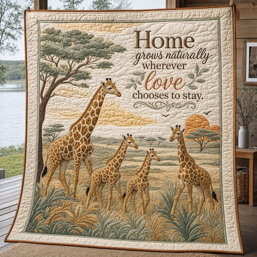 Natural Home Quilt Blanket - Quilted Blanket by Wild and Way