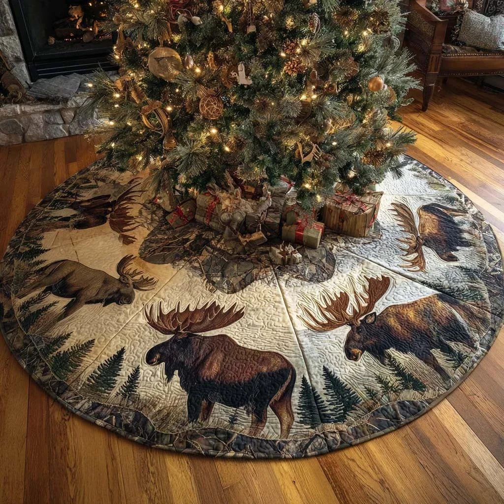 Nature Companions Christmas Quilted Tree Skirt