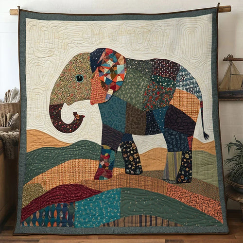 Nature Elephant Quilt Blanket