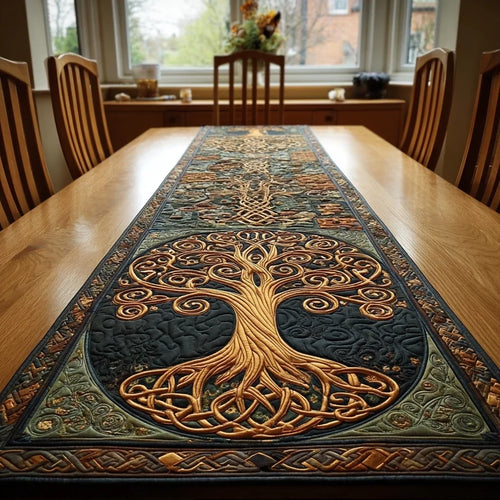 Nature Essence Quilted Table Runner