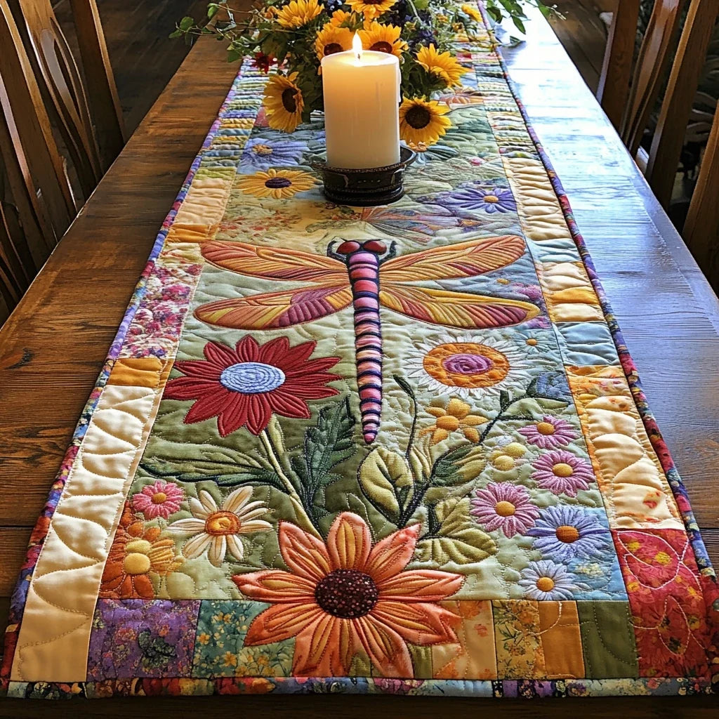 Nature Flight Quilted Table Runner