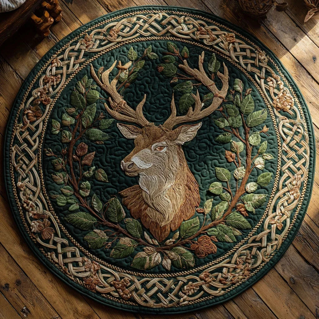 Nature Guardian Quilted Round Mat