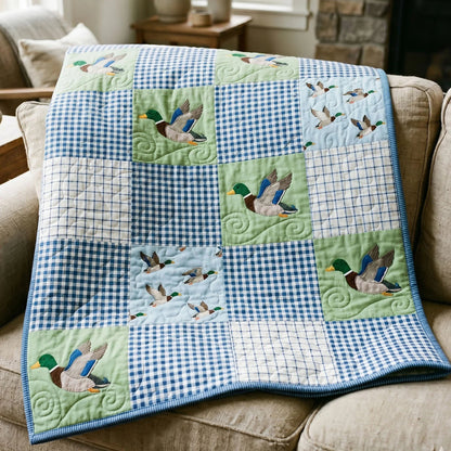 Nature Pond Quilt Blanket - Quilted Blanket by Wild and Way