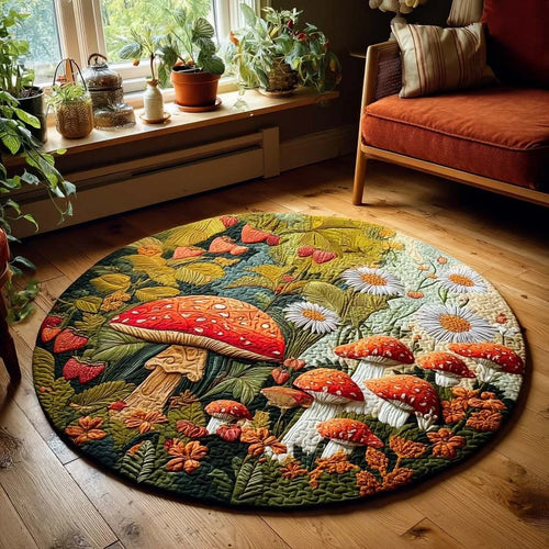 Nature Spirit Quilted Round Mat
