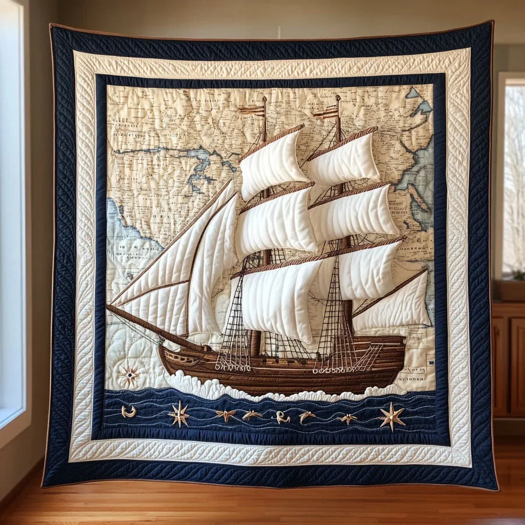 Nautical Dreams Quilt Blanket